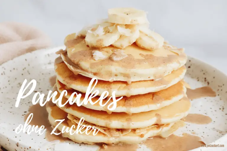Gesunde BananenPancakes ohne Mehl & Zucker Entzuckert