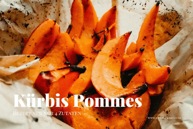 Kürbis-Pommes-Rezept für knusprige Kürbispommes | Entzuckert