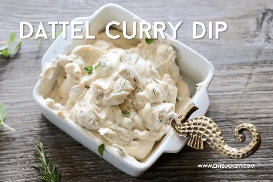 Dattel Dip Rezept: Einfacher Dattel Curry Dip ohne Zucker | ENTZUCKERT
