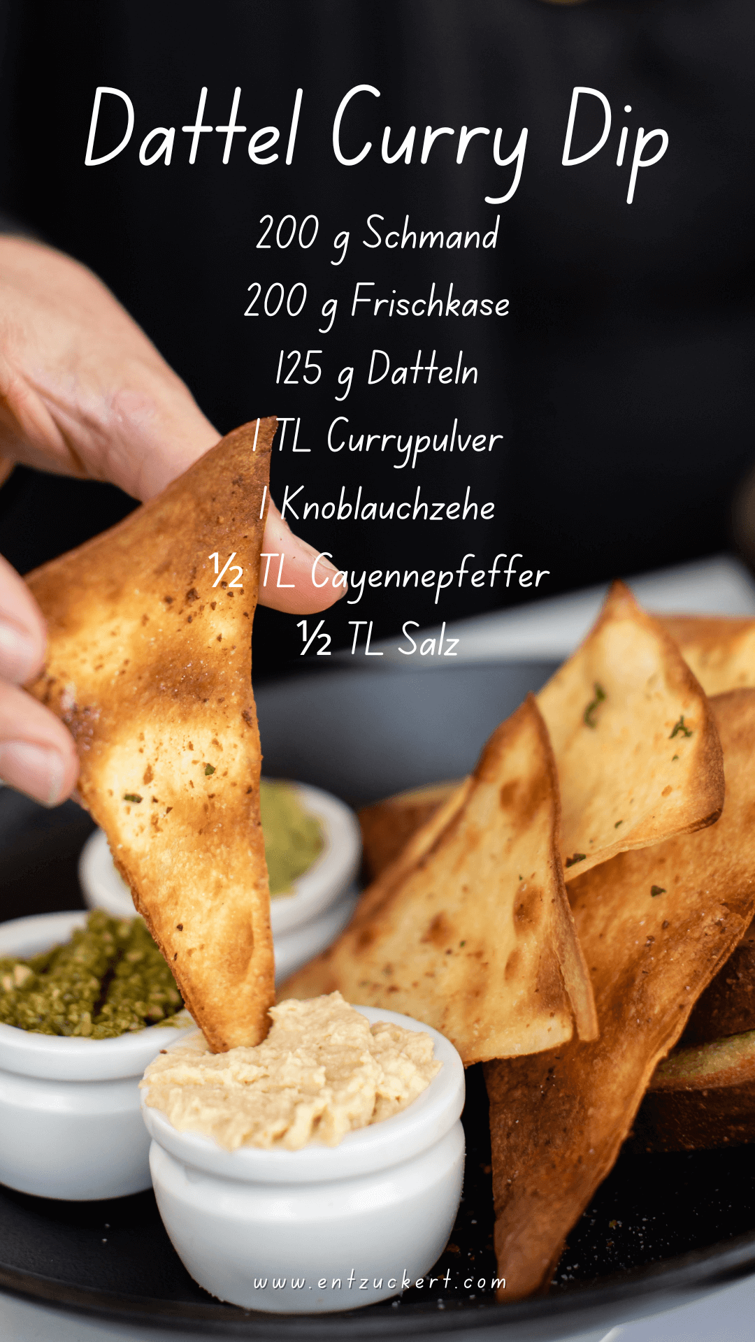 Dattel-Dip-Rezept: Dattel-Curry-Dip ohne Zucker | Entzuckert Dattel-Dip-Rezept: Dattel-Curry-Dip ohne Zucker | Entzuckert